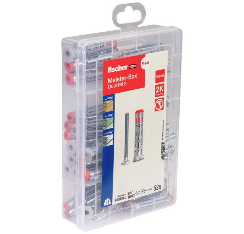 Fischer Dübel-Set Fischer 573644 MeisterboX DuoHM TX Hohlraumdübel 55 mm 52 St. von Fischer