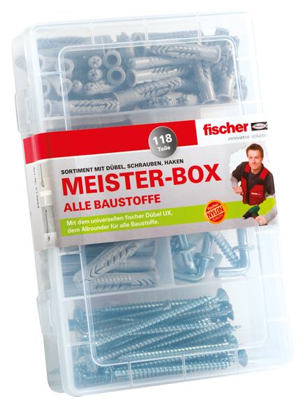 Fischer Dübel UX Meisterbox - 118 Stück von Fischer