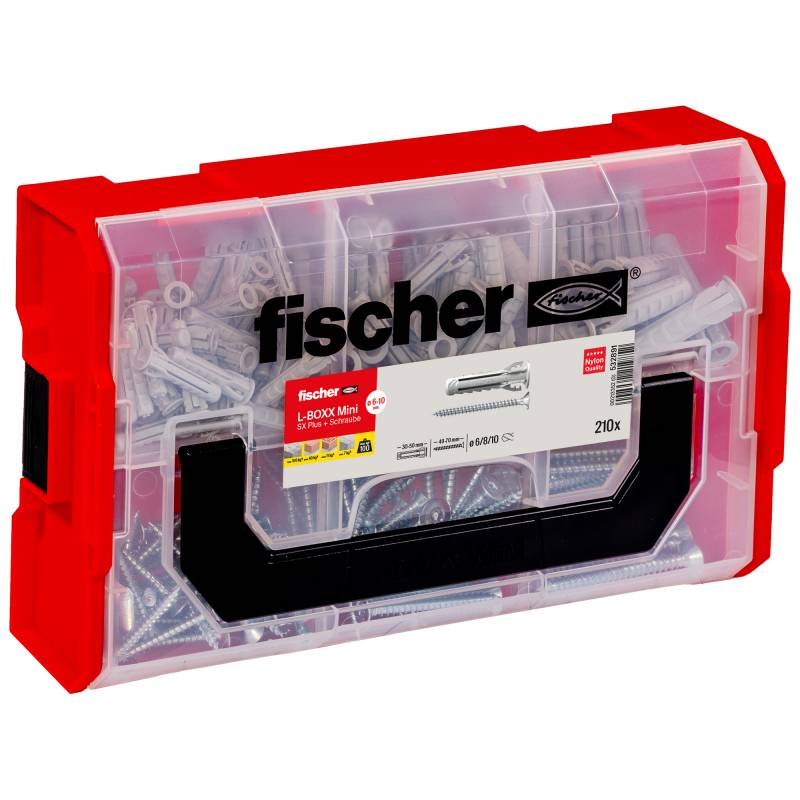 Fischer Dübel- und Schrauben-Box 'FIXtainer' 210-teilig von Fischer