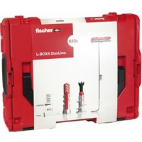 Duo-Line Dübel-Set in robuster und stabelbarer L-Boxx, Inhalt 833 Dübel - Fischer von Fischer