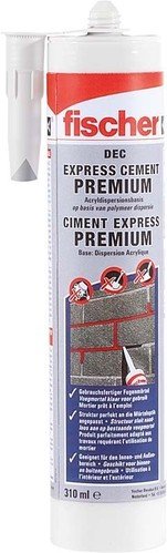 Fischer 519321 Express Cement DEC zementgrau 310 ml, 1 Stück, 310 [ml] von fischer