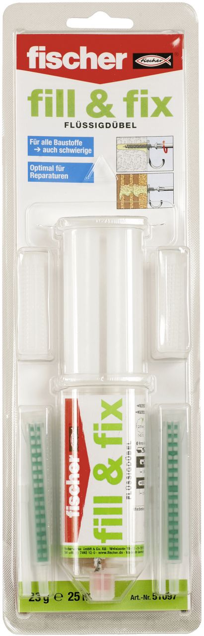 Fischer Flüssigdübel Fill & Fix 25 ml von Fischer