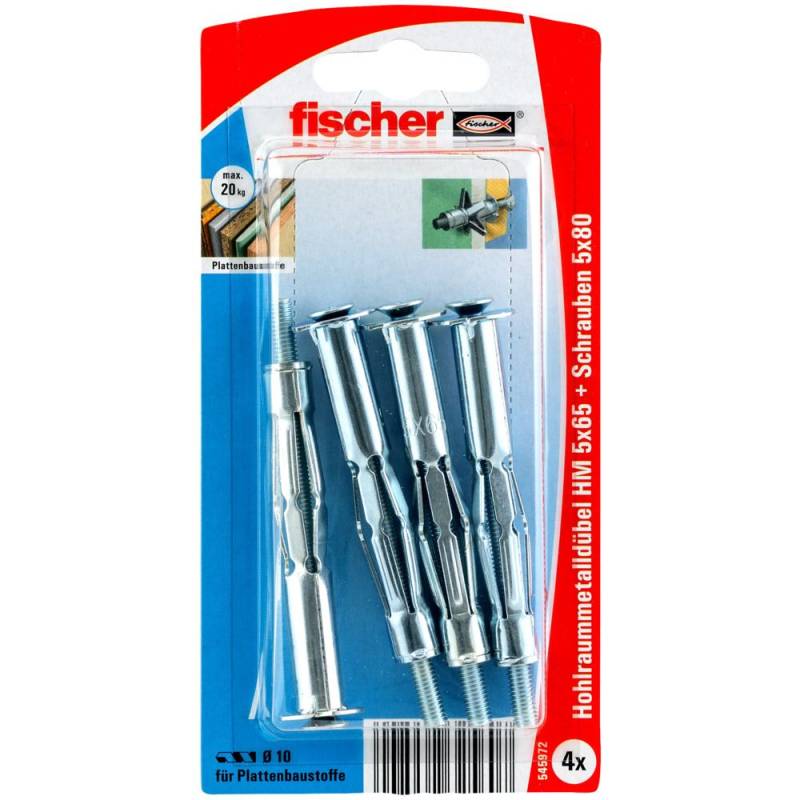 Fischer Hohlraumdübel 5.0 x 65 mm - 4 Stück von Fischer