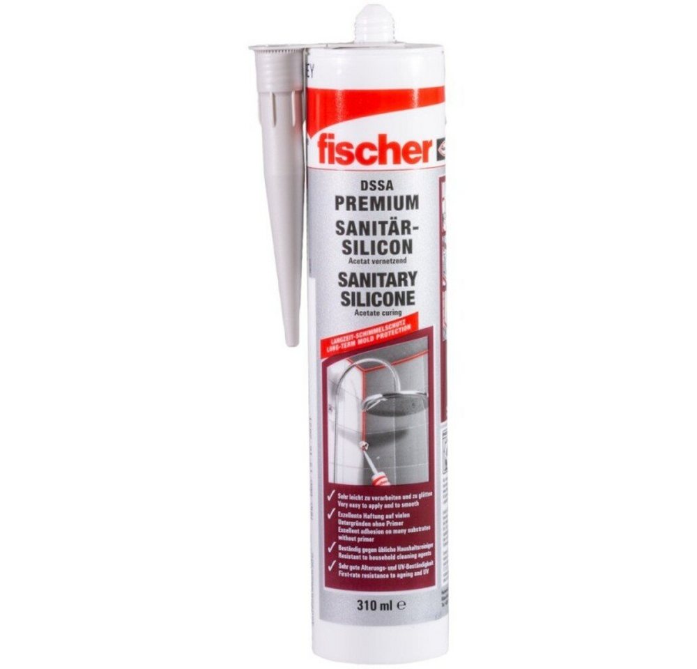 Fischer Klemmen Fischer Deutschl. Sanitärsilicon DSSA SW von Fischer