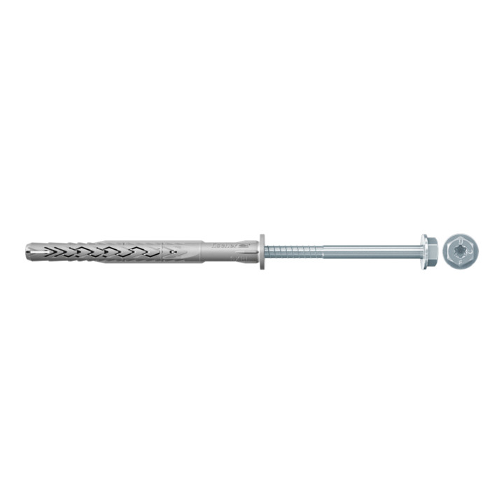 Fischer Langschaftdübel Bolzenanker Dübel Sxrl Sechskantschraube 8x80 Fus Grau B-Ware von Fischer