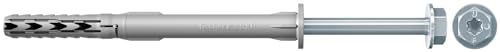 Unbekannt SXR 10x140 FUS Rahmendübel mit Sechskantschraube verzinkt und Zulassung, 50 Stück,46333 ( x L) 10 mm x 140 mm von fischer