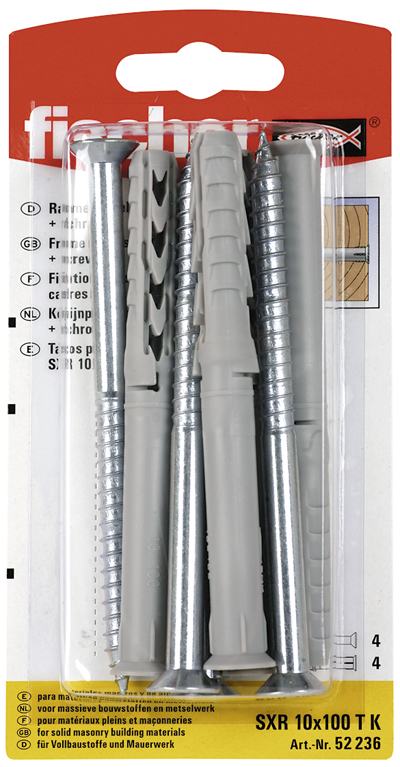 Fischer Langschaftdübel SXR 10.0 x 100 mm - 4 Stück von Fischer