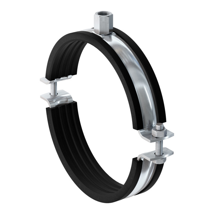 Fischer Massivrohrschelle Schelle Rohrschelle M 200 M10 M12 Verzinkt B-Ware von Fischer