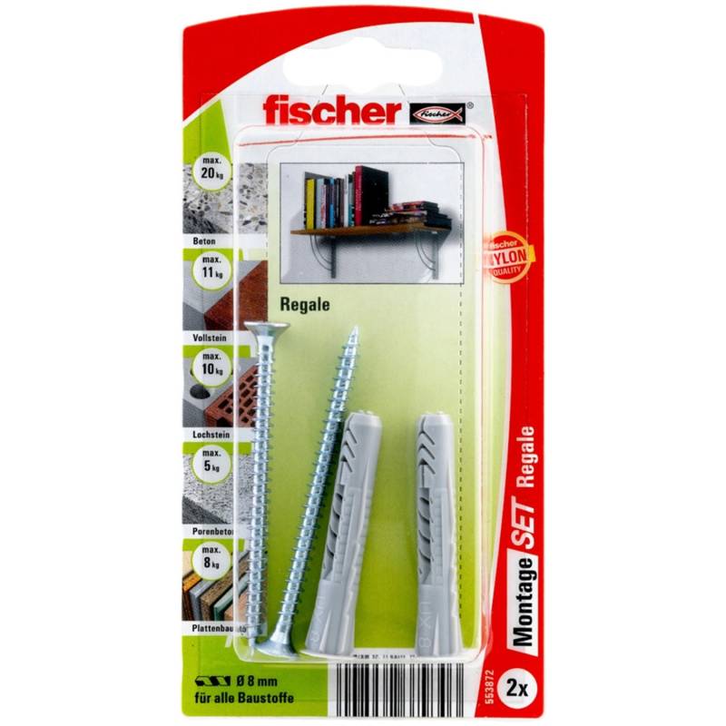 Fischer Montage-Set Regale K von Fischer