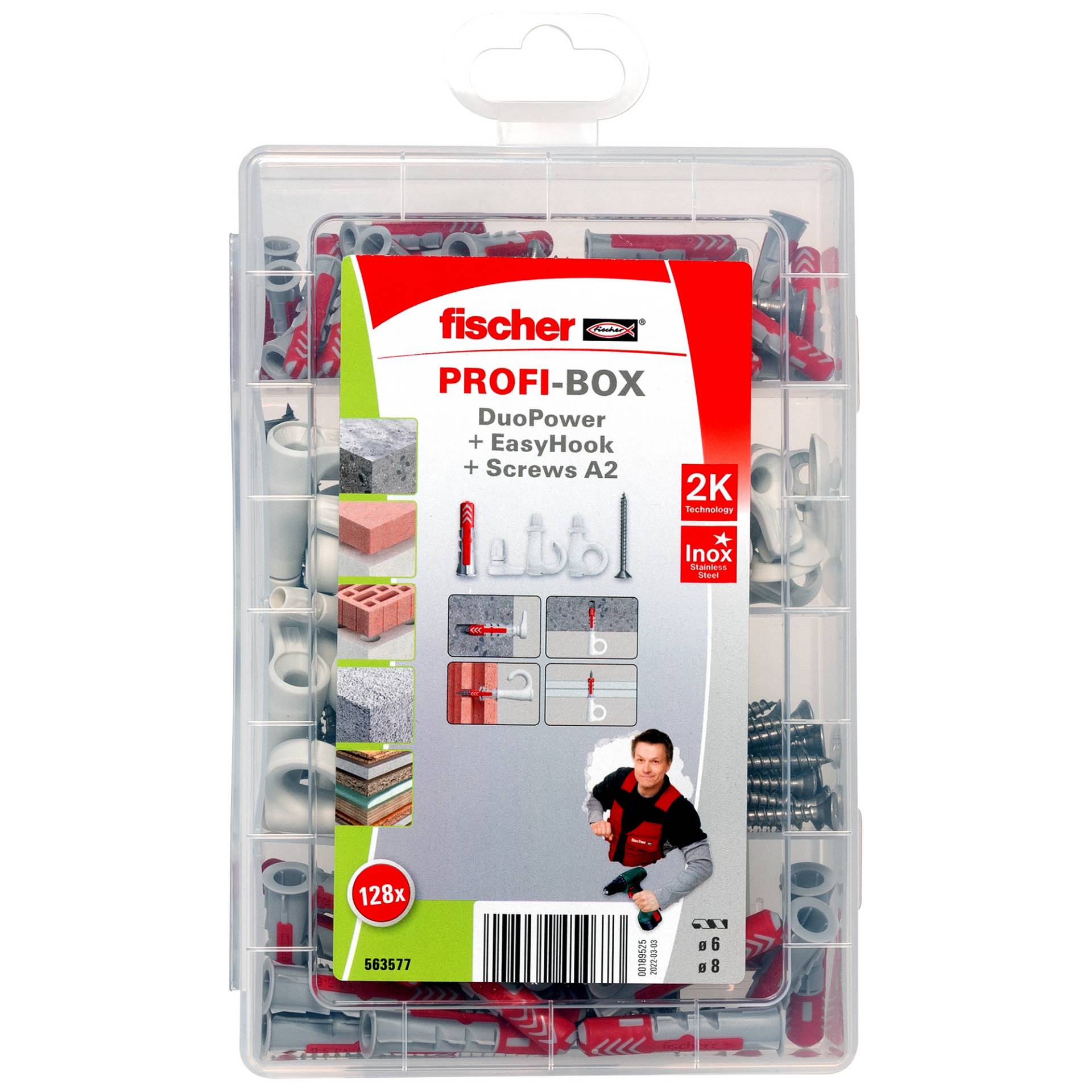 Fischer ProfiBox DuoPower + Schrauben 128-teilig Fischer ProfiBox DuoPower + Schrauben 128-teilig von Fischer