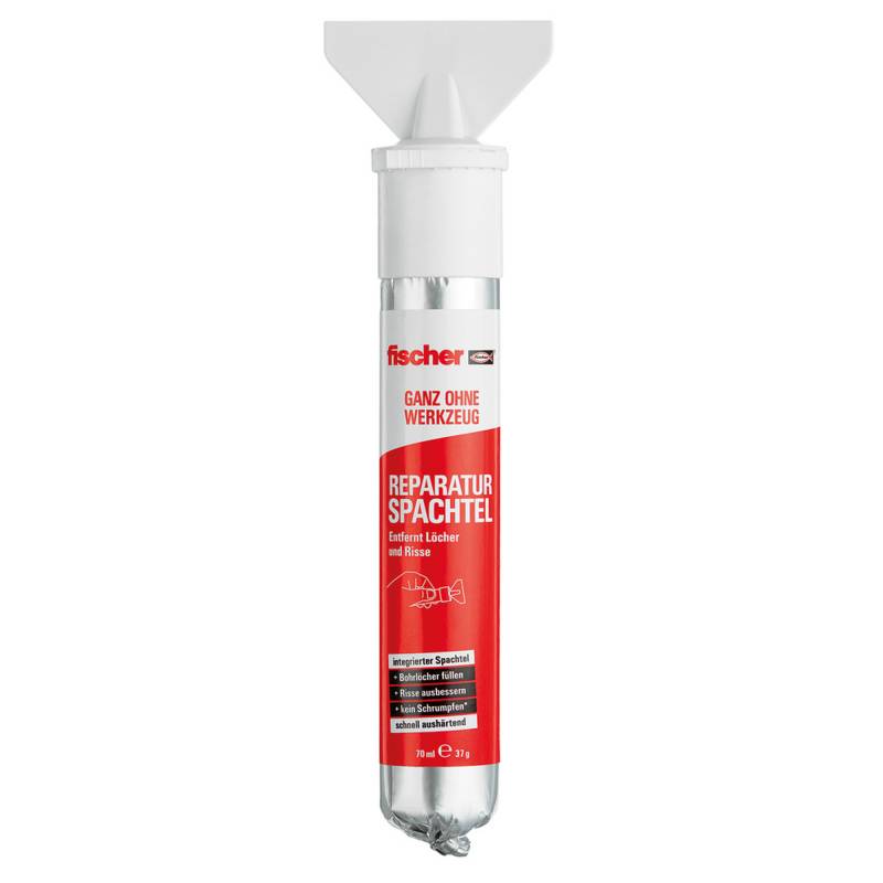 Fischer Reparatur-Spachtelmasse 'Ganz ohne Werkzeug' mit Spachtel 70 ml von Fischer