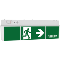Fischer Rettungszeichenleuchte3/8h opt.Mesh/NB Add.on ULU383M von Fischer