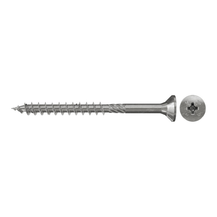 Fischer Schraube Befestiger Power Fast Holzbau Senkkopf Teilgewinde 6x100 A2 Pz   B-Ware von Fischer