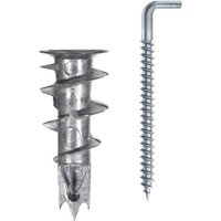 Fischer - Selbstbohrender Metalldübel für GKM-Platte mit geradem Haken, 4 Stück von Fischer