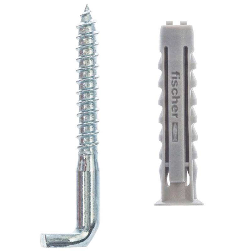 Fischer Spreizdübel SX 6 x 30 H K mit Winkelhaken (8 ST) von Fischer