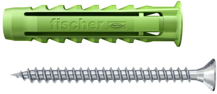 Fischer Spreizdübel SX green 6.0 x 30 mm - 15 Stück von Fischer