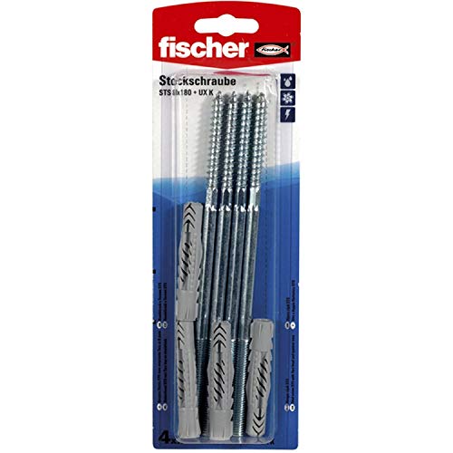 fischer 83650 Stockschraube STS 8 x 180 und UX K SB-SaMo fischer 83650 Stockschraube STS 8 x 180 und UX K SB-SaMo von fischer