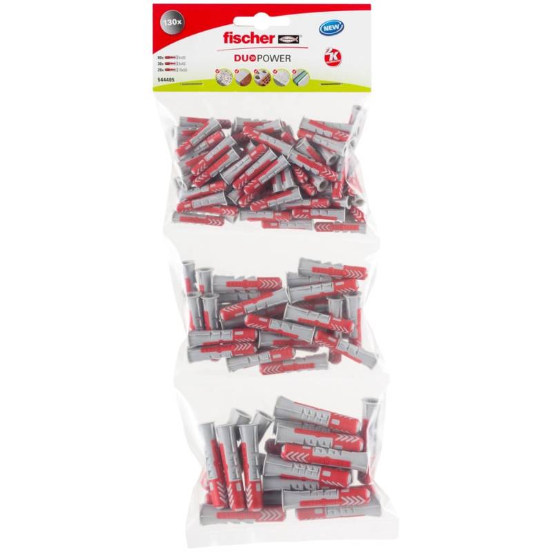 Fischer Universaldübel DuoPower im Dreikammerbeutel 130 Stück von Fischer