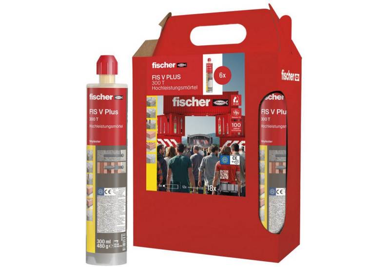 Fischer Universaldübel fischer Injektionsmörtel FIS V Plus 300 T Sixpack Fischer Universaldübel fischer Injektionsmörtel FIS V Plus 300 T Sixpack von Fischer