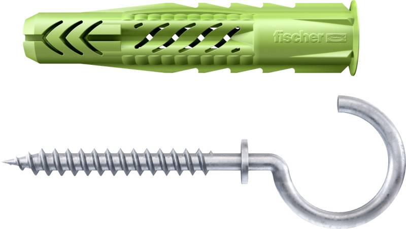 Fischer Universaldübel mit Rundhaken UX Green 10.0 x 60 mm - 2 Stück von Fischer