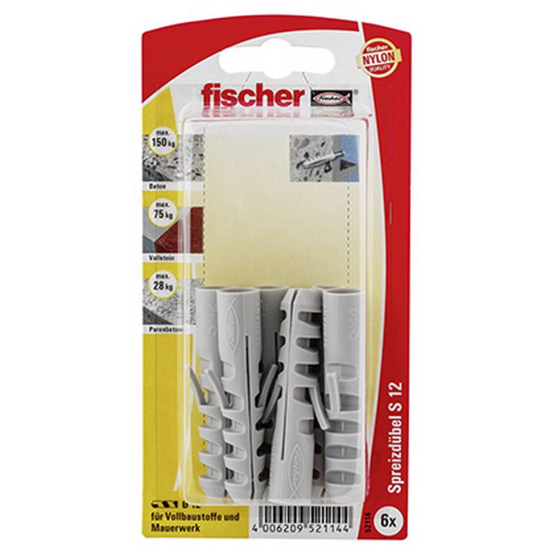 Fischer fischer Dübel S 12 6 Stück von Fischer