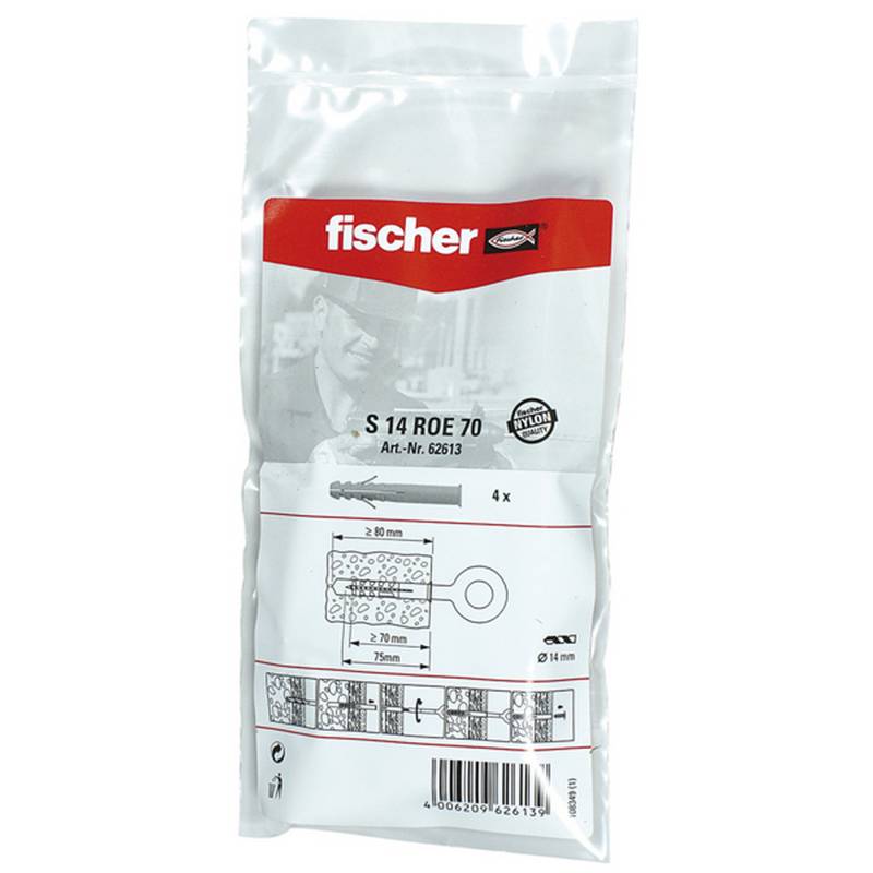 Fischer fischer Dübel S 14 ROE 100 B Beutel 4 Stück von Fischer