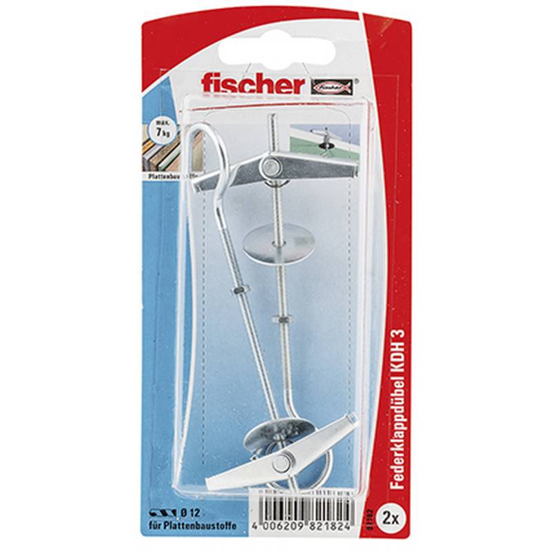 Fischer fischer Kippdübel KDH 3 mit Haken 2 Stück von Fischer