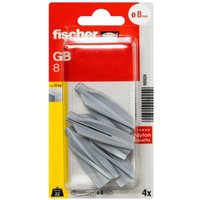 090924 Gasbetondübel gb 8, 4 Stk - Fischer von Fischer