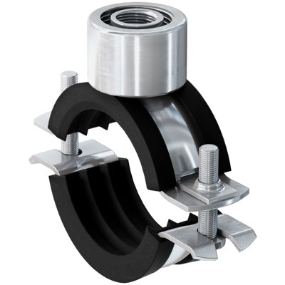 Rohrschelle mit Dreifach-Anschlussmutter FRS triple 26-28 von Fischer