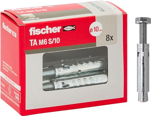 fischer Stahldübel TA M 6 S/10 Y mit Sechskantschraube von fischer