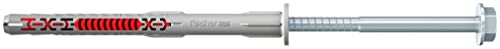 fischer DuoXpand 8 x 120 FUS, hochwertiger Universaldübel mit Sechskantschraube & angeformter U-Scheibe (50 Stk.), Dübel für starken Halt, ideal für poröse Baustoffe & randnahe Verankerungen von fischer