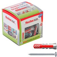 fischer DuoPower 8x40 S PH 2K 535464 Dübel mit Schrauben Ø 8 mm x 40 mm, 50 St. von Fischer