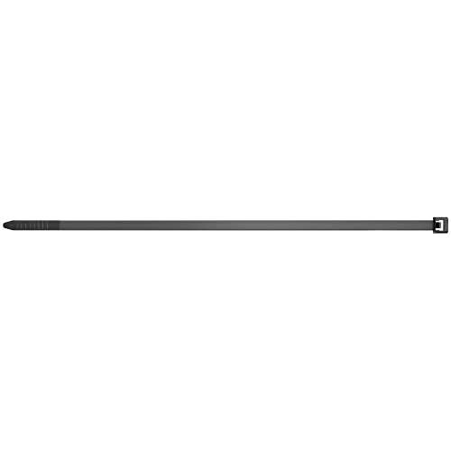 fischer Kabelbinder UBN 3,6 x 150 - Hochwertige Kabelverbinder zur einfachen Bündelung von Kabeln und Rohren, schwarz - 100 Stück - Art.-Nr. 87491 von fischer