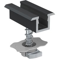 Mittelklemme vormontiert pm c 33-39 al schwarz 10 Stk - Fischer von Fischer