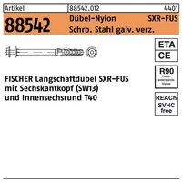 Sxr 10x 80 fus Rahmendübel mit Sechskantschraube verzinkt und Bewertung - Fischer von Fischer