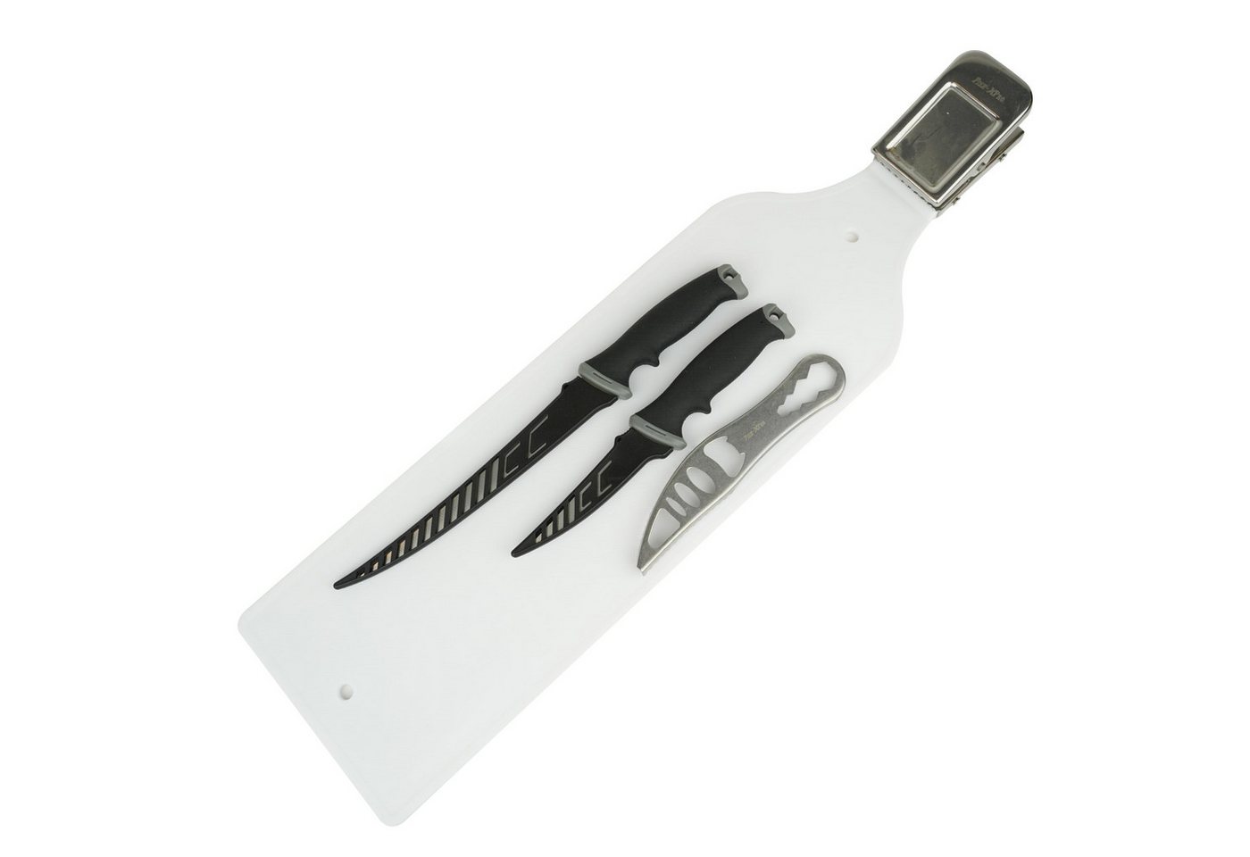 Fish-XPro Filetiermesser Fisch Filetier Set Deluxe 4-teilig - Messer - Brett - Entschupper Fish-XPro Filetiermesser Fisch Filetier Set Deluxe 4-teilig - Messer - Brett - Entschupper von Fish-XPro