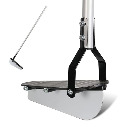 Kantenstecher - Manueller Kantenschneider - Stahlklinge 28 cm - Schwenkbarer Stiel 102 cm - Einfaches und sauberes Abstechen Ihres Rasens - Großer Fußtritt - Schwenkbarer Griff 102 CM von Fishtec
