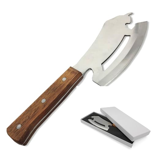 Küchenmesser "Taurus" – Messer / Machete in Form eines Stiers – Kochmesser – scharfe Edelstahlklinge – Griff aus Massivholz – Fleisch, Fisch, Gemüse – Geschenkbox Küchenmesser "Taurus" – Messer / Machete in Form eines Stiers – Kochmesser – scharfe Edelstahlklinge – Griff aus Massivholz – Fleisch, Fisch, Gemüse – Geschenkbox von Fishtec