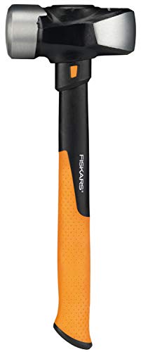 Fiskars Fäustel IsoCore L für den Einsatz bei Präzisionsabbrucharbeiten, Länge: 36 cm, Gewicht: 2,18 kg, Schwarz/Orange, 1020218 von Fiskars