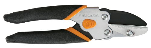 Fiskars Amboss-Gartenschere mit glatter Wirkung, 9115 von Fiskars
