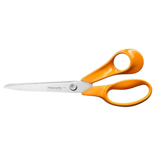 Fiskars Classic Universal-Bastel- und Stoffschere, Rechtshändig, Gesamtlänge: 21 cm, Verbesserte Torx-Schraube und ergonomischerer Griff, Qualitätsstahl/Kunststoff, Orange, 1075032 Fiskars Classic Universal-Bastel- und Stoffschere, Rechtshändig, Gesamtlänge: 21 cm, Verbesserte Torx-Schraube und ergonomischerer Griff, Qualitätsstahl/Kunststoff, Orange, 1075032 von Fiskars