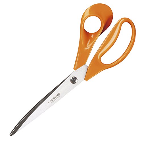 Fiskars Universalschere, Länge: 25 cm, Rostfreie Stahl-Klinge/Kunststoff-Griffe, Orange, Classic, S94, 1001538 von Fiskars