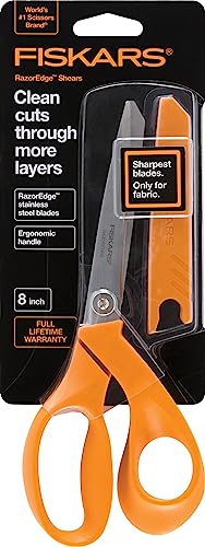 Fiskars Crafts 8180 RazorEdge Stoffschere, 20,3 cm von Fiskars