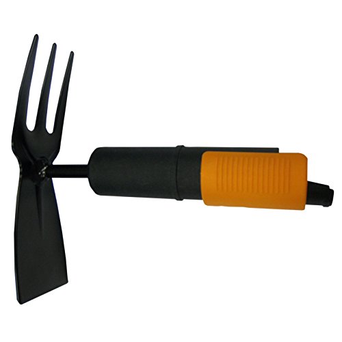 Fiskars Doppelhacke, Gerätekopf, Länge: 18,5 cm, Stahl-Kopf, Schwarz/Orange, QuikFit, 1000735 von Fiskars