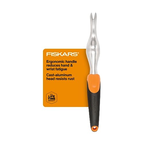 Fiskars Ergo Kratzwerkzeug Gartenjäter, Silber/Schwarz/Orange von Fiskars