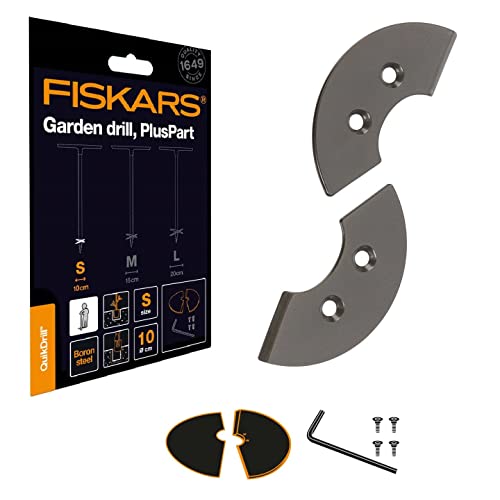 Fiskars Erweiterung für Handerdbohrer, Für Löcher bis Ø 100 mm, Silber, QuikDrill, S, 1000637 von Fiskars