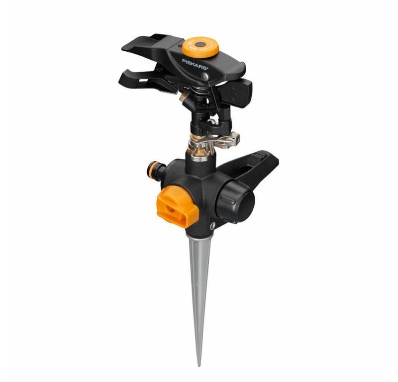 Fiskars Flächenregner Pulsierender Sprinkler mit Erdspieß von Fiskars