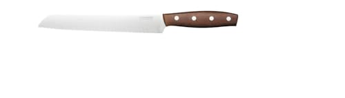 Fiskars Folken Brotmesser, Klingenlänge 21 cm, Klinge aus deutschem Edelstahl, Griff aus FSC-zertifiziertem Ahornholz, 1075695, Braun Fiskars Folken Brotmesser, Klingenlänge 21 cm, Klinge aus deutschem Edelstahl, Griff aus FSC-zertifiziertem Ahornholz, 1075695, Braun von Fiskars