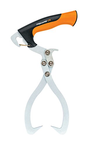 Fiskars Log Tongs, Log Carrier, 12 Inch diameter, Black von Fiskars