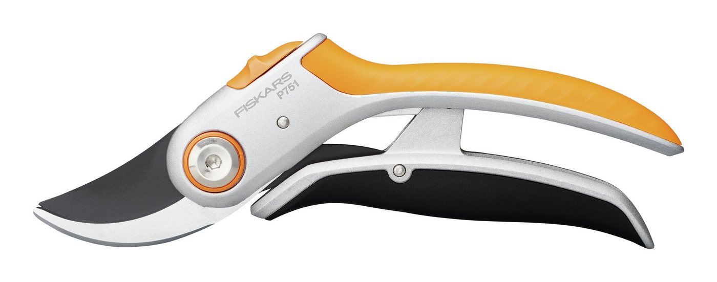 Fiskars Gartenschere, Bypass Metall (P751) Plus PowerLever von Fiskars